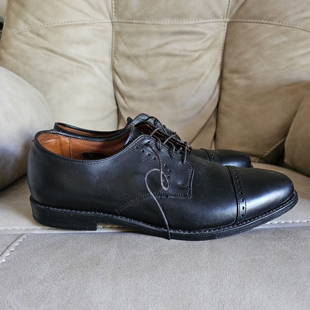 Allen Edmonds Clifton black leather Oxford Dress shoes size 10